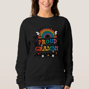 Stolt Grammy Hbtq Regnbåge Retro Gay Pride Månad T Shirt