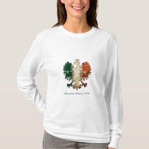 Stolt Grunge att vara polskt & irländskt T Shirt