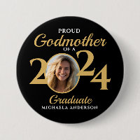 Stolt Gudmor till en 2024 Examinand Foto & Namn