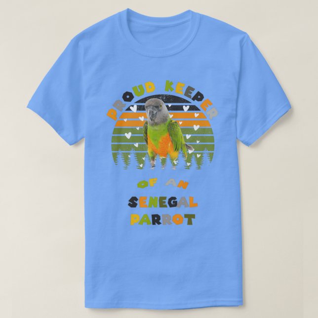 stolt havare av en senegalparrot ("Proud Paren") T Shirt (Design framsida)