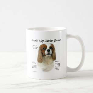 Stolt historia för Spaniel för kung Charles Kaffemugg