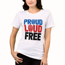 Stolt Hög Stolt Patriotisk USA-tröja