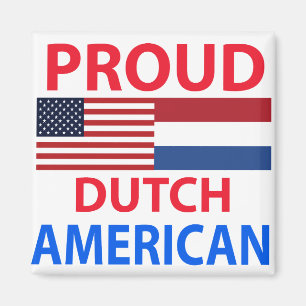 Stolt holländsk amerikan magnet