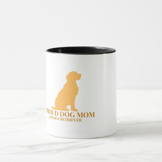 Stolt hundmamma Golden Retriever kaffemugg — Hundä (Center)