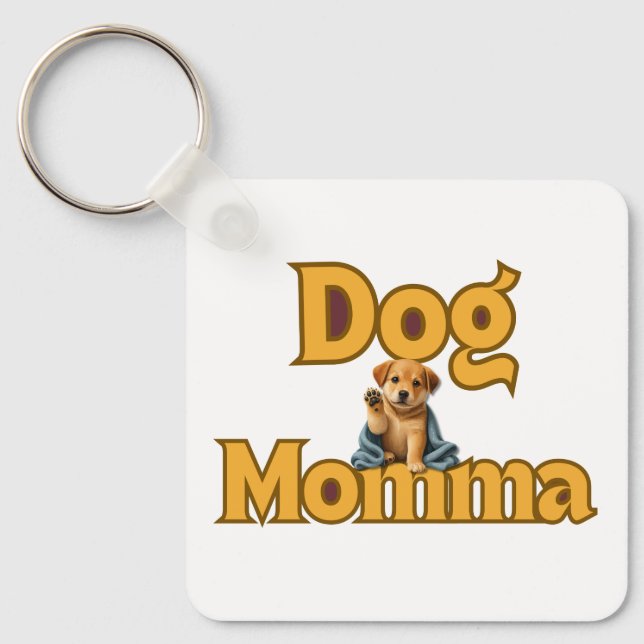 Stolt hundmamma Mors dag Nyckelring (Framsida)