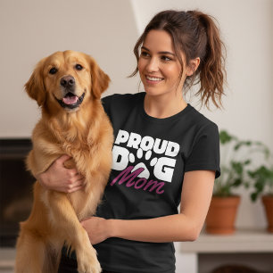 Stolt hundmamma – söt tass t shirt