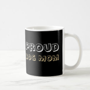 Stolt Hundmamma Tassavtryck Minimalistisk Design Kaffemugg
