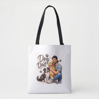 Stolt Hundpappa Totebag – Söt presentbag för hundä Tygkasse
