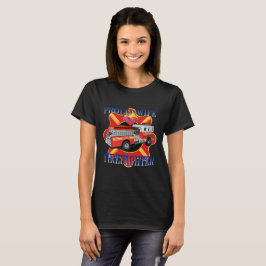 stolt hustru till brandman t-shirt
