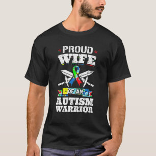 stolt hustru till en Autism-kritikens autistiska m T Shirt