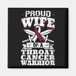 stolt hustru till en hotande cancerdrabbare i Nack Magnet