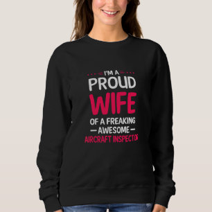 Stolt Hustru Till Underbart Fantastisk Flygplansin T Shirt
