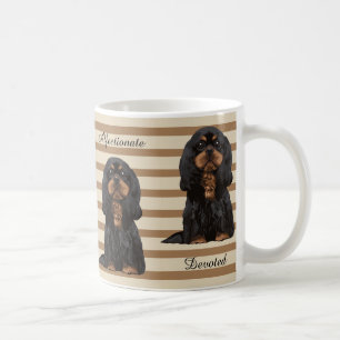 Stolt illustrerad mugg för kung Charles Spaniel