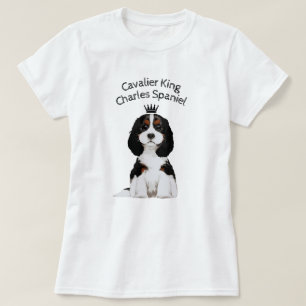 Stolt illustrerad T-tröja för kung Charles Spani T Shirt