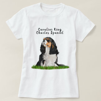 Stolt illustrerad T-tröja för kung Charles Spaniel T Shirt