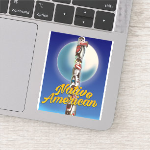 Stolt inföding amerikan klistermärken