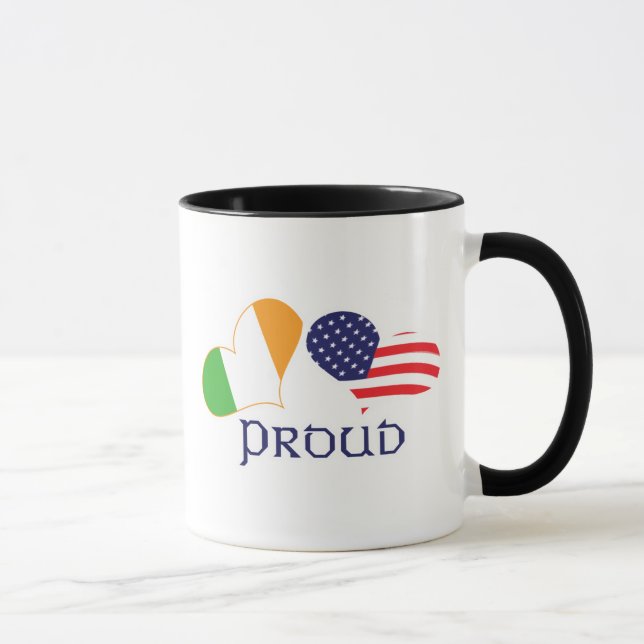 Stolt irländsk amerikan mugg (Höger)