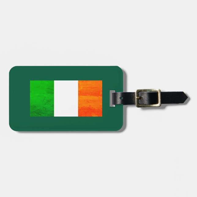 Stolt irländsk Chicago-bo - St. Paddy's Day Bagagebricka (Horisontell Framsida)