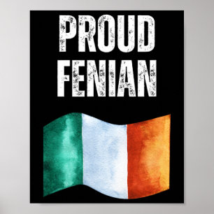 Stolt irländsk krigare irländska republikanska klä poster