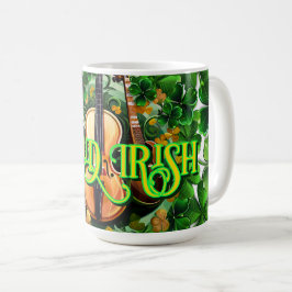 Stolt irländsk musikerdesign kaffemugg