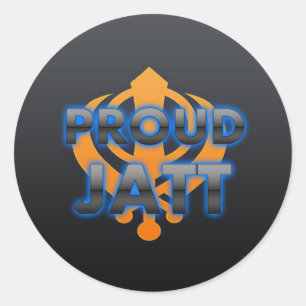 Stolt Jatt, Jatt pride Runt Klistermärke