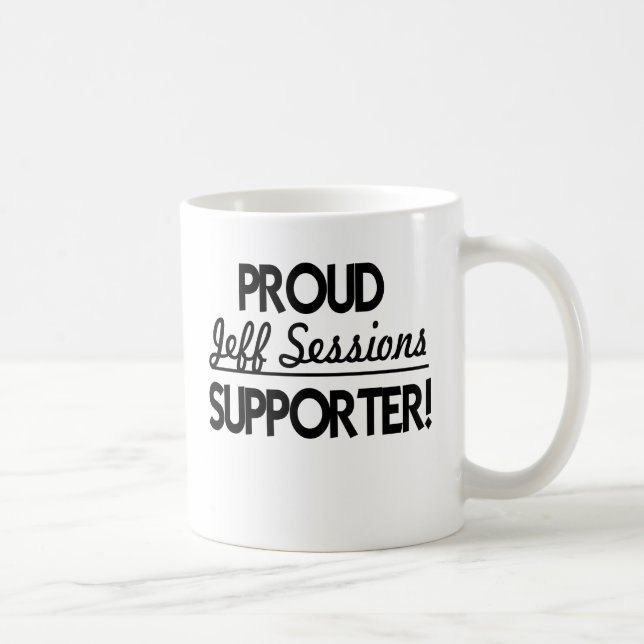 Stolt Jeff Sessions supporter! Kaffemugg (Höger)