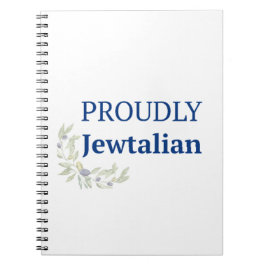 Stolt Jewtalienskt Journal Anteckningsbok