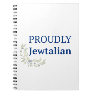 Stolt Jewtalienskt Journal Anteckningsbok