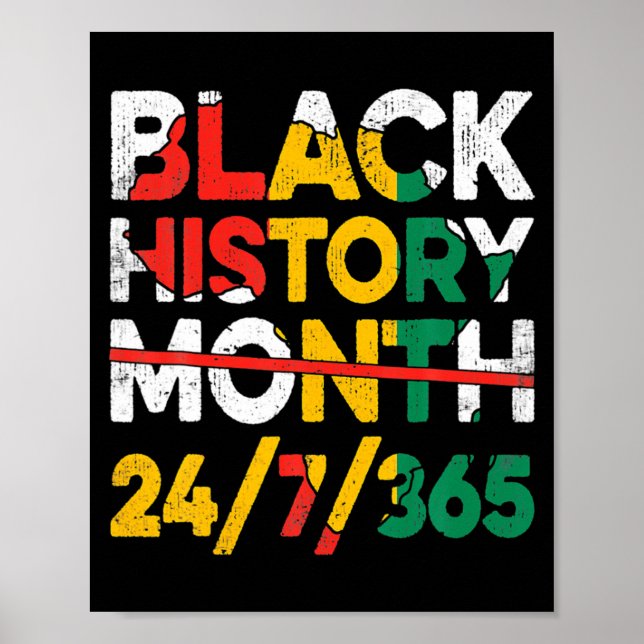 stolt juneteenth svarta historiemånaden 247365 kvi poster (Framsidan)