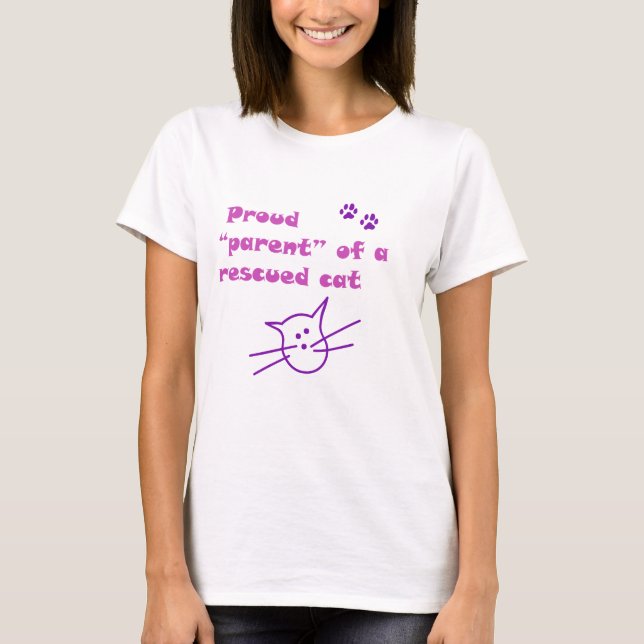 stolt katt tee shirt (Framsida)