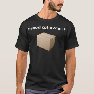 stolt kattägare? Skolskyttar roliga T-Shirt. T Shirt