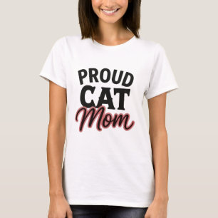 Stolt kattmamma Söt kattälskare-påstående T Shirt