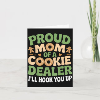 Stolt kookieförsäljare mamma rolig bakande mamma e kort