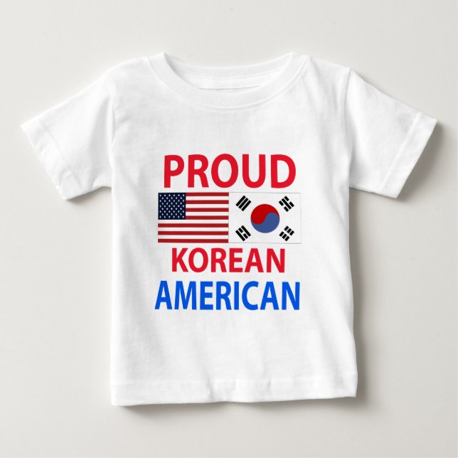 Stolt koreansk amerikan tee (Framsida)