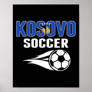 Stolt Kosovo-fotbollsfans tröja - Kosovansk fotbol Poster