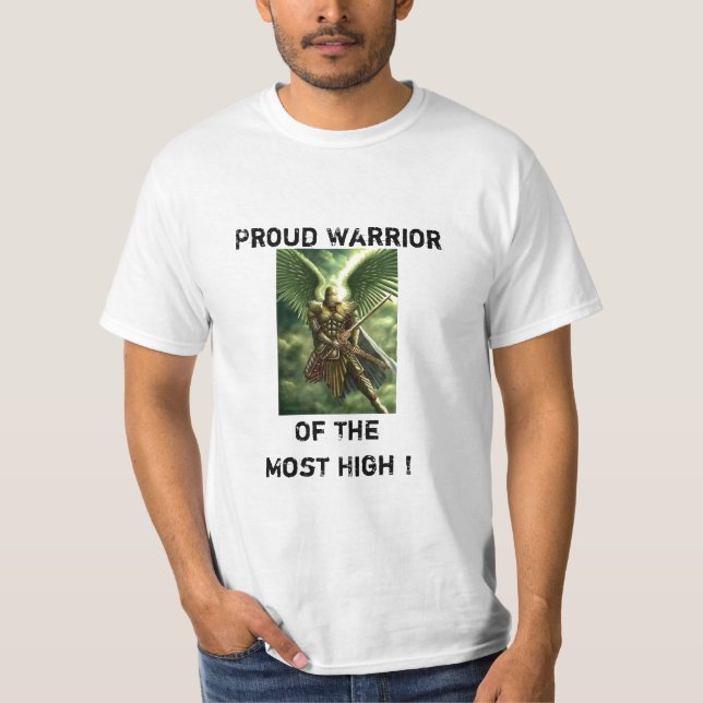 Stolt krigare t-shirt (Framsida)