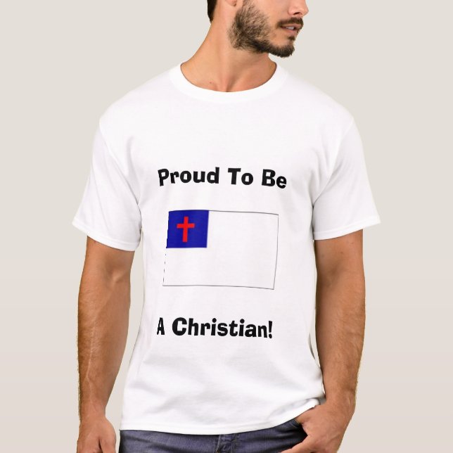 Stolt kristen tee shirt (Framsida)
