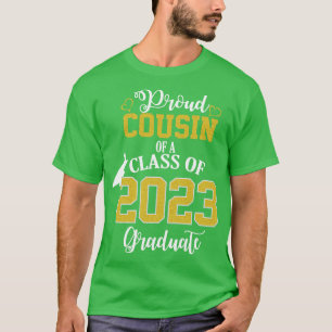 stolt kusin i klass 2023 student t shirt