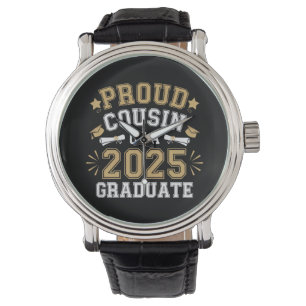 Stolt Kusin Till En 2025 Examen Familjeexamen Armbandsur