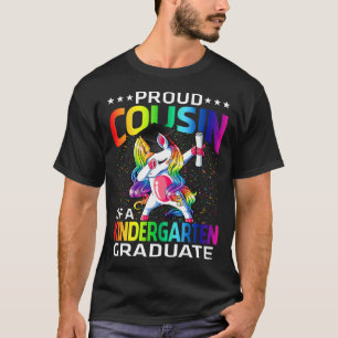 stolt kusin till en Kindergarten Student Unicorn T Shirt