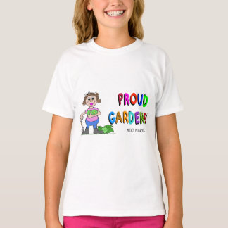 Stolt kvinnlig trädgårdsmästare t shirt