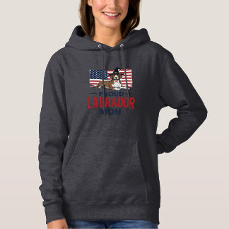 Stolt Labrador-mamma Patriotisk hund Halloween-trö T Shirt