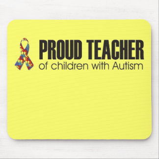 stolt lärare av barn med autismmousepad musmatta