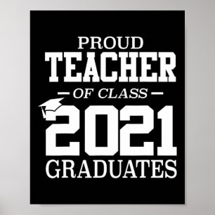 Stolt lärare examen gåva senior 21 grad cl av poster