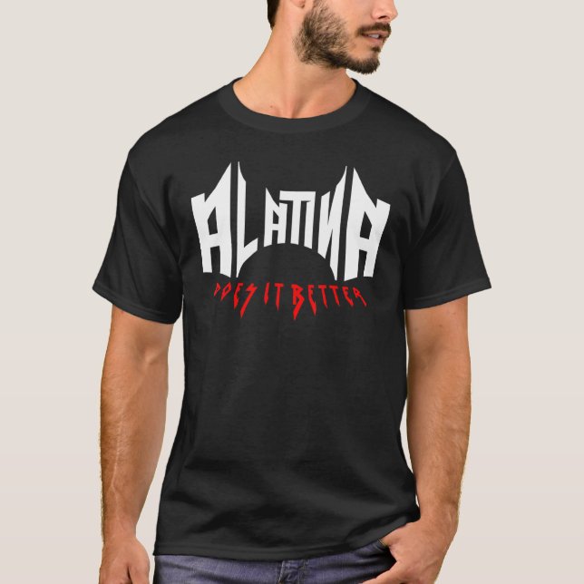 Stolt latinamerikanska kvinna t shirt (Framsida)