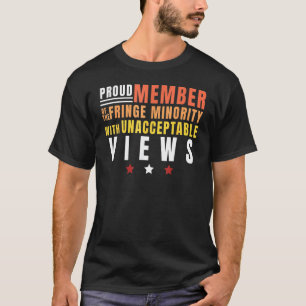 stolt ledamot av den tillfälliga minoriteten med o t shirt