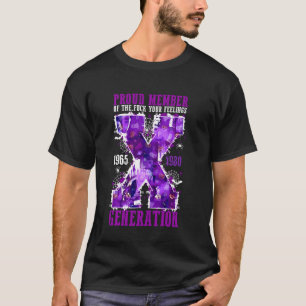 stolt ledamot av dina känslor Generation X Hal T Shirt