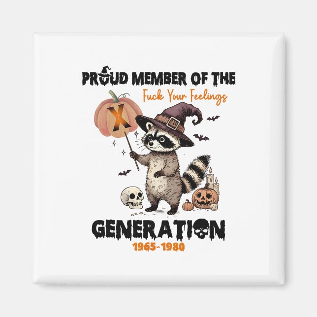 stolt ledamot av Fck-huset dina känslor Generation Magnet (Framsidan)