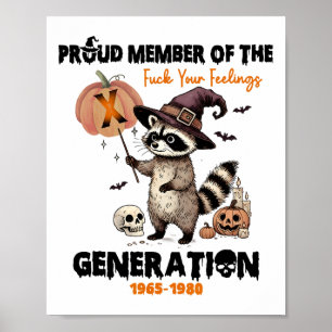stolt ledamot av Fck-huset dina känslor Generation Poster