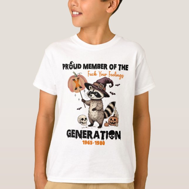 stolt ledamot av Fck-huset dina känslor Generation T Shirt (Framsida)